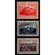 1921. Luxembourg. Landskaber. Komplet sæt. Postfrisk.